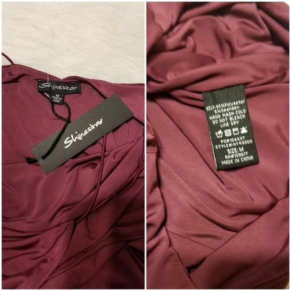 NWT Shinestar Bodysuit Crossback Strappy Back - Picture 8 of 8